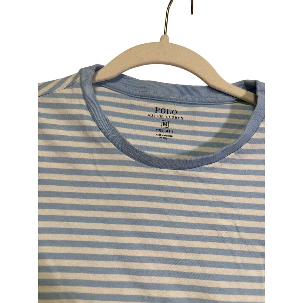 Polo Ralph Lauren Custom Fit Striped T-Shirt M - Picture 3 of 7